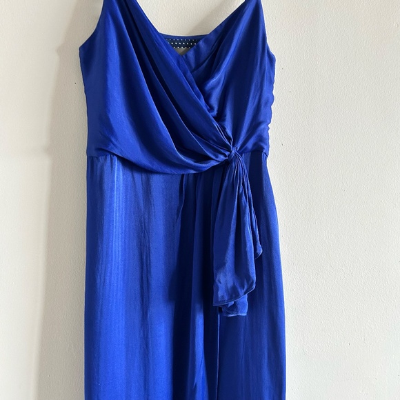 Anthropologie — Giverny Midi Slip Dress (Blue) — Size 8 - Picture 6 of 16